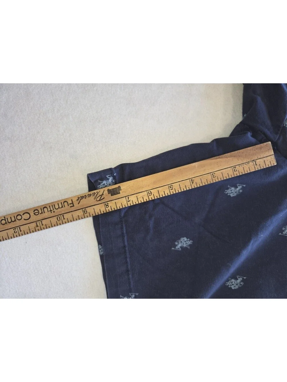 U.S. Polo Assn. Shorts Navy Blue Embroidered Mens 34 Shorts CB1 0012